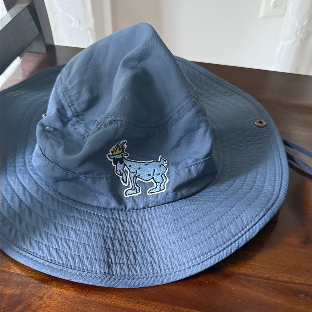 Navy Bucket Hat GOAT lacrosse
